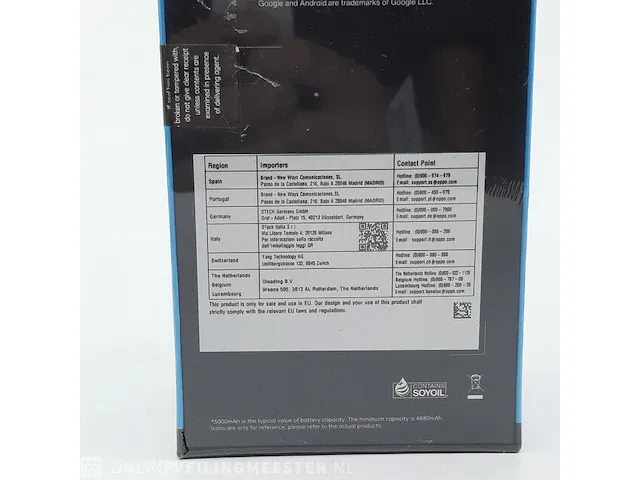 Telefoon oppo, a76 cph2375 128gb - afbeelding 7 van  8