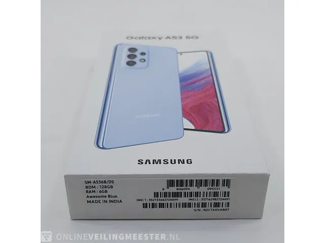 Telefoon samsung, galaxy a53 5g sm-a5266b 128gb awesome blue - afbeelding 7 van  7