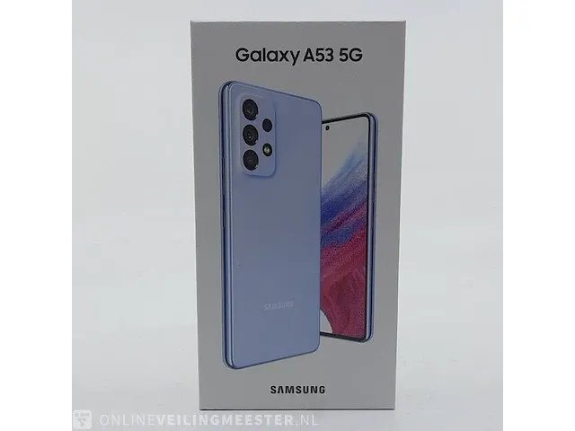 Telefoon samsung, galaxy a53 5g sm-a5266b 128gb awesome blue - afbeelding 1 van  6