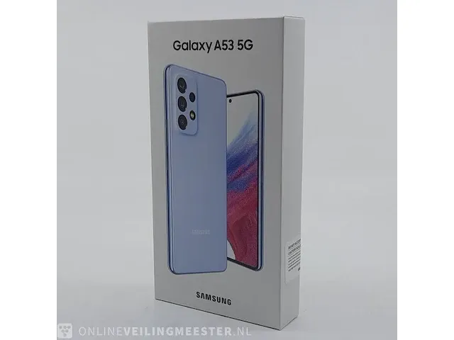 Telefoon samsung, galaxy a53 5g sm-a5266b 128gb awesome blue - afbeelding 2 van  6