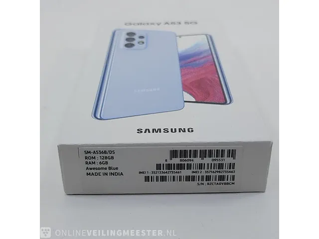 Telefoon samsung, galaxy a53 5g sm-a5266b 128gb awesome blue - afbeelding 6 van  6