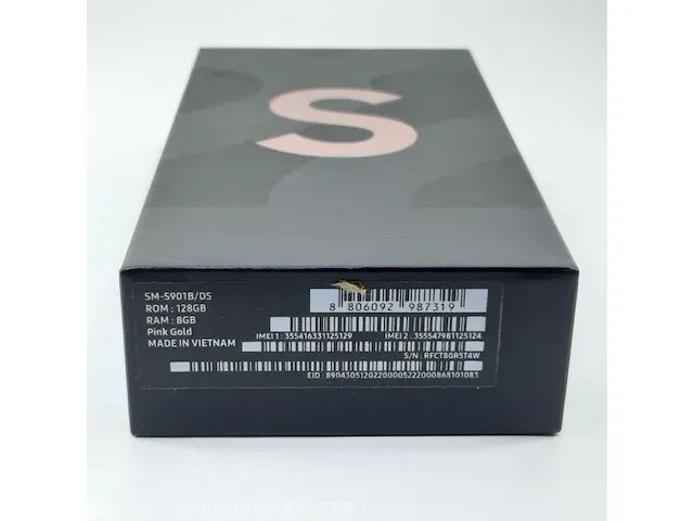 Telefoon samsung, galaxy s22 sm-s901b 128gb pink gold - afbeelding 8 van  8