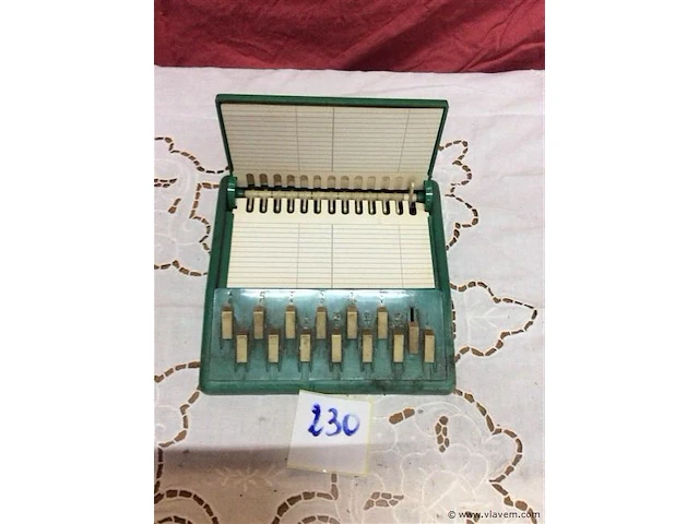 Telefoonregister metaal - afbeelding 1 van  2