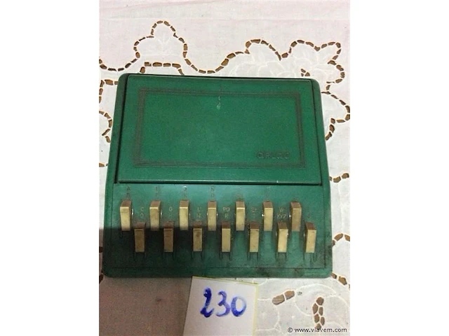 Telefoonregister metaal - afbeelding 2 van  2
