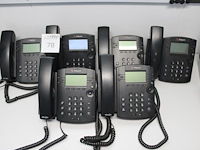 Telefoontoestellen polycom hd voice, zes stuks. - afbeelding 1 van  2