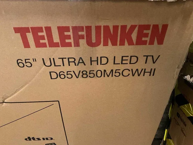 Telefunken - 65 inch - televisie (4x) - afbeelding 3 van  10