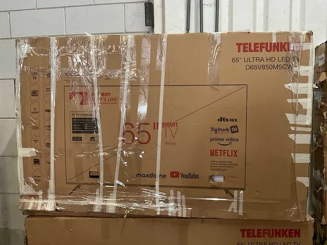 Telefunken - 65 inch - televisie (4x) - afbeelding 9 van  10