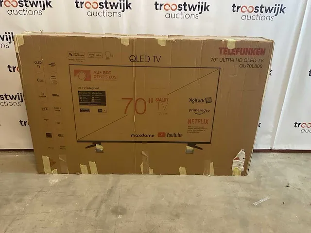 Telefunken qled 70 inch televisie - afbeelding 1 van  7