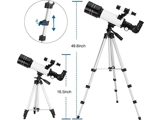 Telescoop, 70 mm diafragma 400 mm - afbeelding 2 van  5