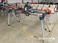 Telescoop afkortcirkelzaagmachine inclusief onderstel
