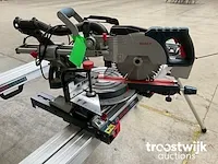 Telescoop afkortcirkelzaagmachine inclusief onderstel - afbeelding 3 van  4