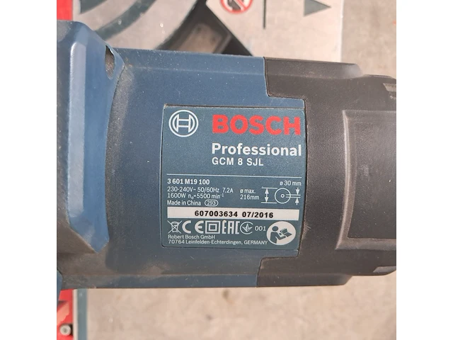 Telescoop-/afkortzaag 216mm 230v~, bosch, gcm 8 sjl, 2016 - afbeelding 3 van  11
