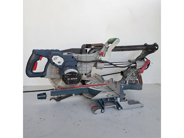 Telescoop-/afkortzaag 216mm 230v~ bosch, gcm 8 sjl, bouwjaar 2014 - afbeelding 5 van  7