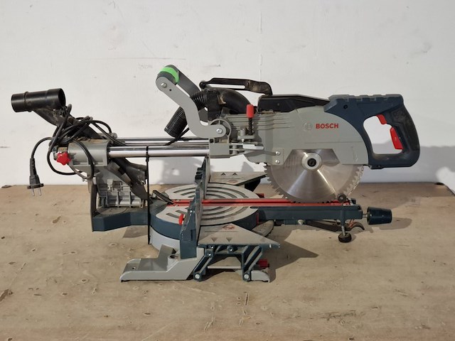 Telescoop-/afkortzaag 216mm 230v~ bosch, gcm 8 sjl, bouwjaar 2015 - afbeelding 1 van  10