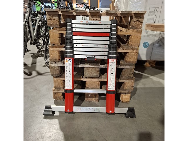 Telescoop ladder met werktrap, o.a. altrex, tl smart up 1x 11 - afbeelding 3 van  12