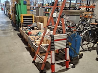 Telescoop ladder met werktrap, o.a. altrex, tl smart up 1x 11 - afbeelding 4 van  12