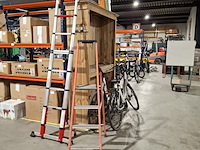 Telescoop ladder met werktrap, o.a. altrex, tl smart up 1x 11 - afbeelding 1 van  12