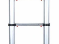 Telescoopladder 3,80m zilver - afbeelding 7 van  8