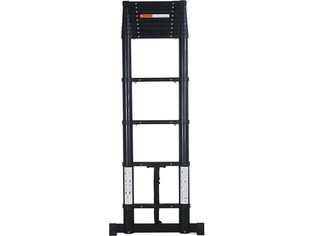 Telescoopladder 3,80m zwart - afbeelding 6 van  7