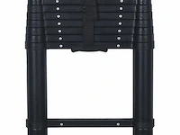 Telescoopladder 3,80m zwart - afbeelding 7 van  7