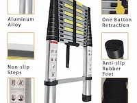 Telescoopladder zjladder - afbeelding 2 van  3