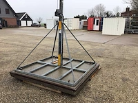 Telescopische lichtmast 12m op stelconplaat (2x) - afbeelding 3 van  7