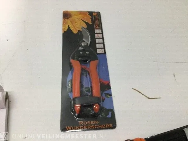 Telescopische rozenschaar garten primus, oranje/zwart - afbeelding 8 van  8