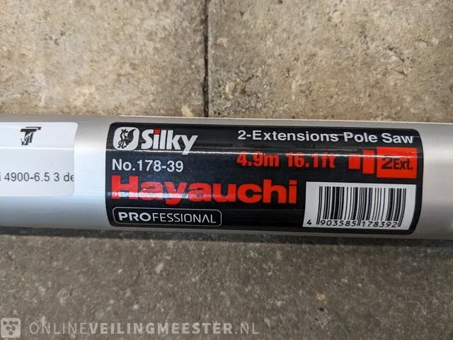 Telescopische stokzaag silky, hayauchi professional - afbeelding 6 van  7