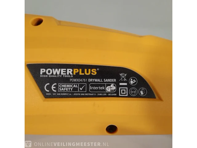 Telescopische wandschuurmachine power plus, powx04761 - afbeelding 12 van  15