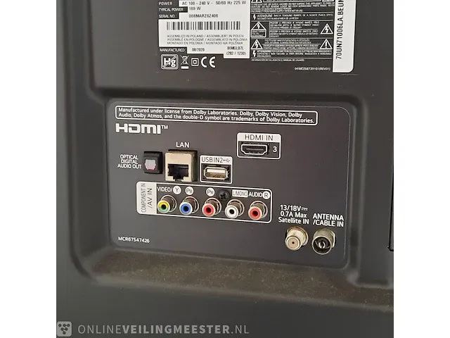 Televisie lg, 70un71006la - afbeelding 3 van  12