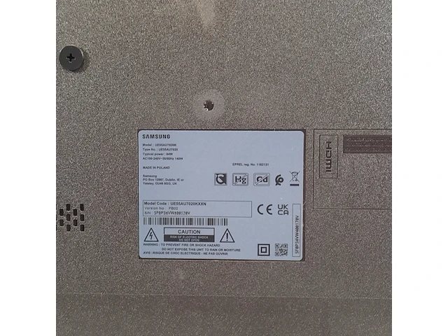 Televisie samsung, ue55au7020k - afbeelding 7 van  8