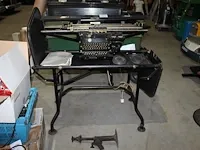 Telexmachine mercedes addelektra. afmeting 106 x 55 cm. hoogte 108 cm - afbeelding 1 van  3