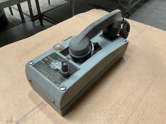 Telos apz-6/st vintage marine telefoon - afbeelding 4 van  5