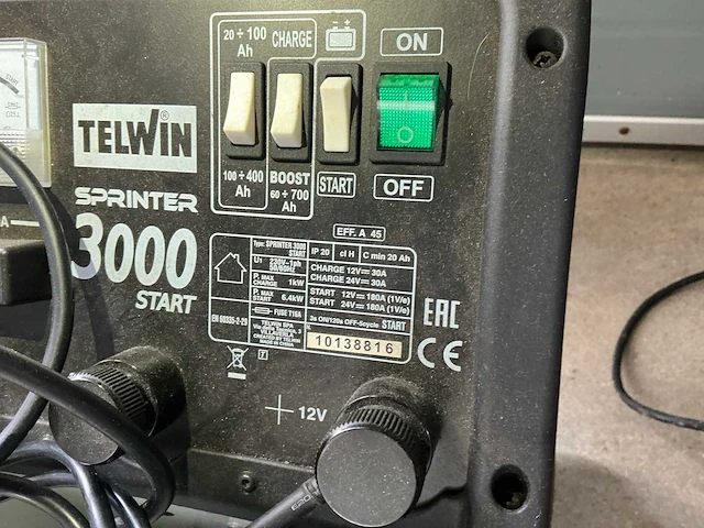 Telwin - sprinter 3000 start - startboostet/lader - afbeelding 4 van  5