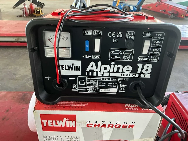 Telwin/ferm acculader (2x) - afbeelding 5 van  6