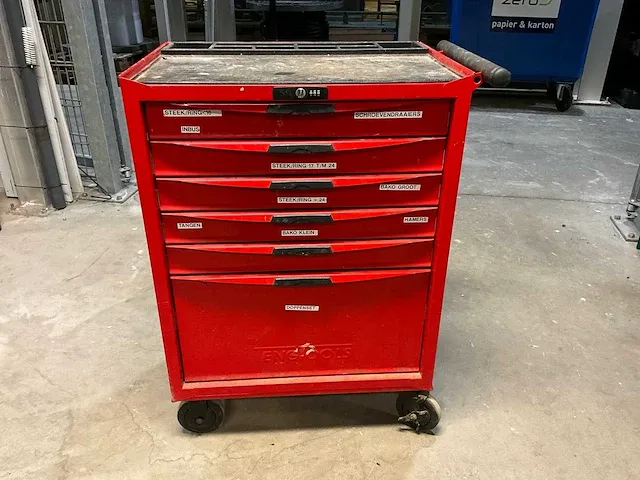 Tengtools gereedschapswagen - afbeelding 1 van  5