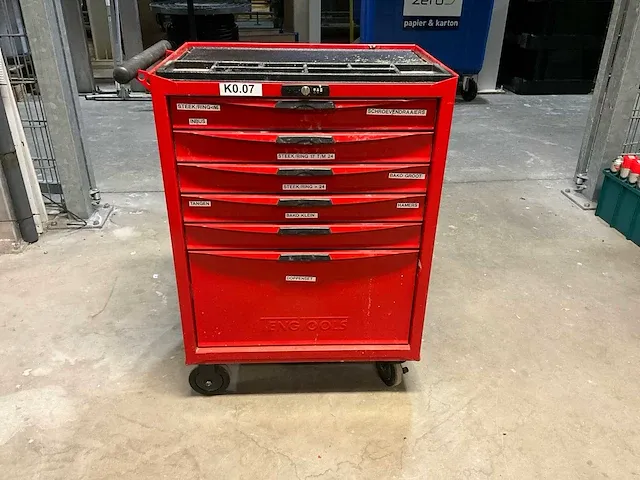 Tengtools gereedschapswagen - afbeelding 1 van  5