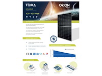 Tenka - set van 36 zonnepanelen (450 wp) - goodwe 15k omvormer - afbeelding 2 van  10