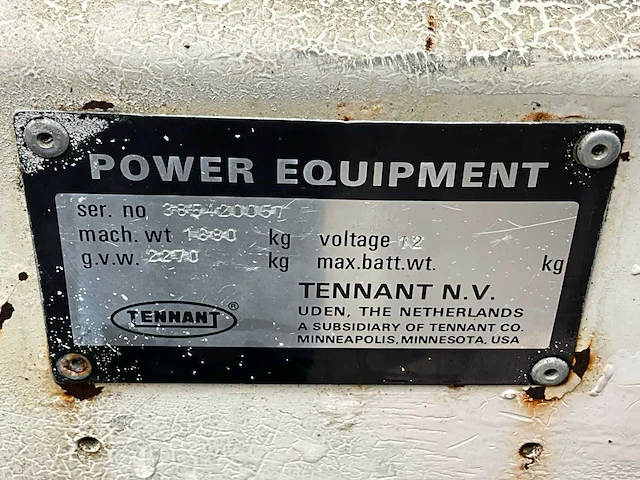 Tennant zelfrijdende veegmachine - afbeelding 21 van  28