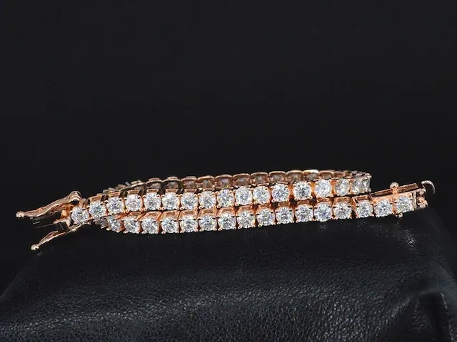Tennis armband met briljanten - afbeelding 1 van  4
