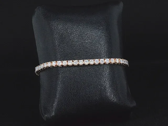 Tennis armband met briljanten - afbeelding 2 van  4