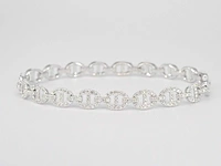 Tennisarmband diamant 157 schakels - afbeelding 1 van  8