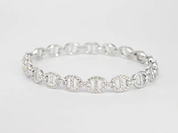 Tennisarmband diamant 157 schakels - afbeelding 8 van  8