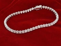 Tennisarmband met 3.00 carat diamanten - afbeelding 1 van  8