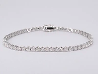 Tennisarmband met 3.00 carat diamanten - afbeelding 2 van  8