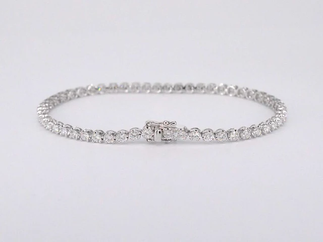 Tennisarmband met 3.00 carat diamanten - afbeelding 4 van  8