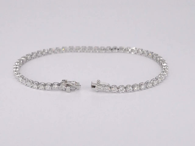 Tennisarmband met 3.00 carat diamanten - afbeelding 5 van  8
