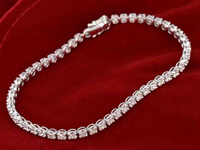 Tennisarmband met 3.00 carat diamanten - afbeelding 8 van  8