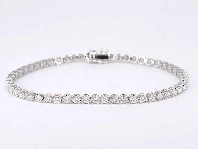 Tennisarmband met 3.00 carat diamanten - afbeelding 3 van  10