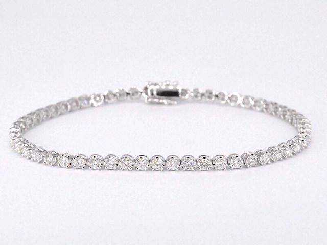 Tennisarmband met 3.00 carat diamanten - afbeelding 3 van  10